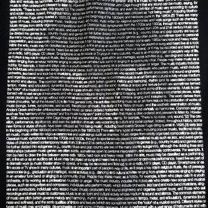 Printing technique skull lettering