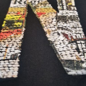 Printing technique sublimated embroidery