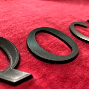 Printing technique 3d raised silicone